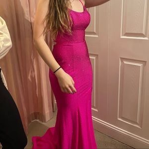 Sherri Hill Fuchsia Prom Dress size 2 (fits size 4)